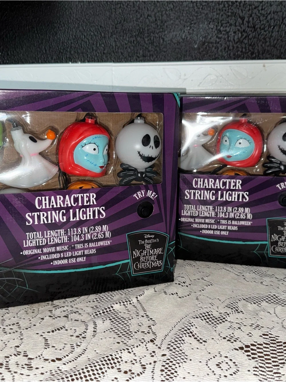 The Nightmare Before Christmas Character String Lights - Multicolor